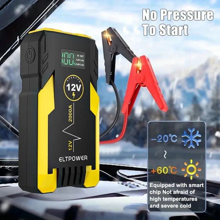 ET05 2000A سيارة محمولة Jump Starter أصفر