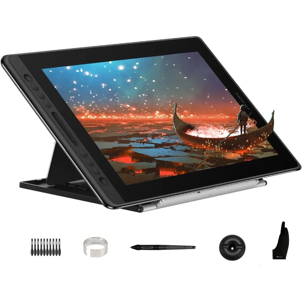 Screen Tablet 120% sRGB, Touch Bar, 15.6" Anti-Glare, 6 Keys, Adjustable Stand, Compat. Win, Mac, Linux