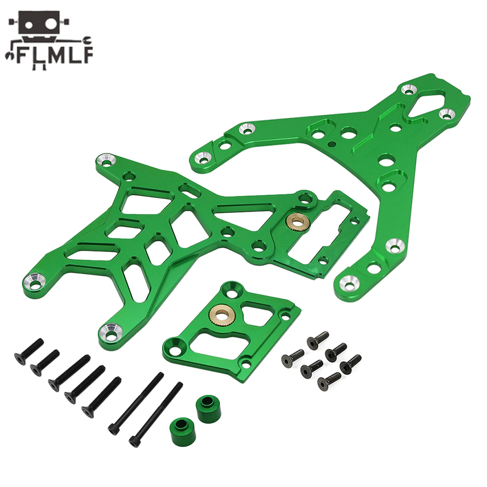Rc Car Gas CNC Aluminum Thickened Front or Rear Upper Connecting Plate Kit for 1/5 HPI ROFUN ROVAN KM BAJA 5B 5T 5SC Truck Parts