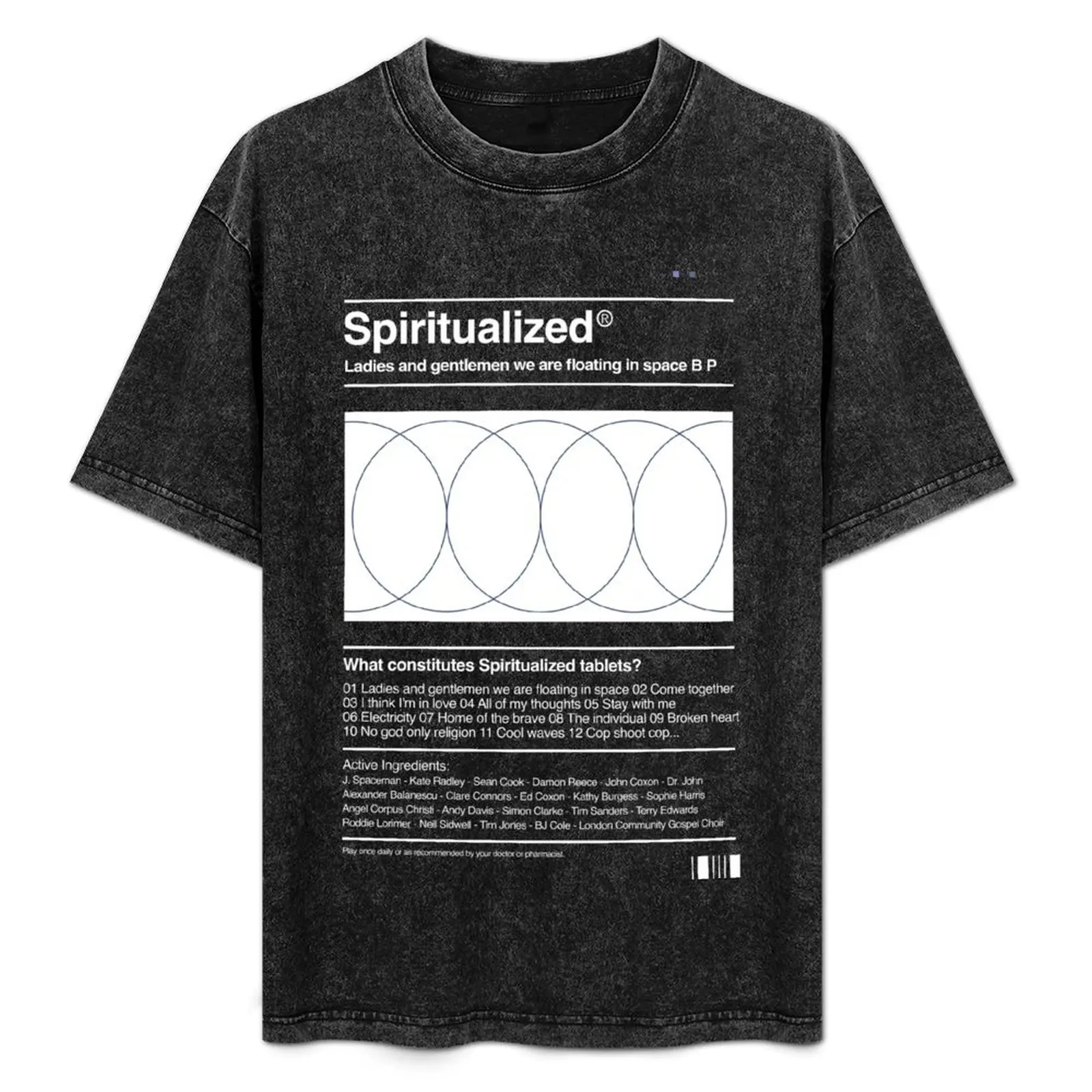 Spiritualized - Ladies and Gentlemen We Are Floating In Space Album Card (Dark) T-Shirt blanks mens graphic t-shirts funny