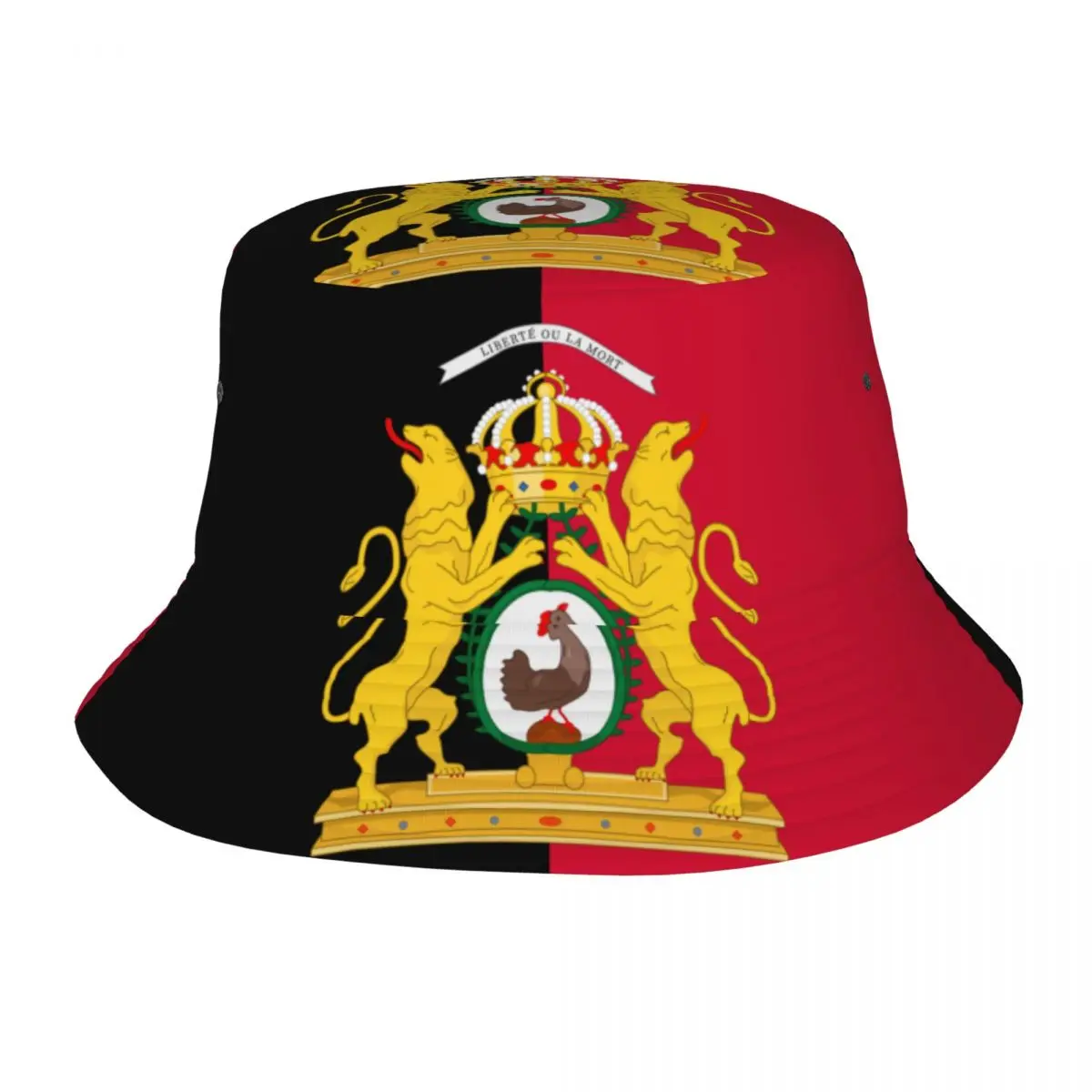 Flag Of The First Empire Of Haiti New Fashion Bucket Hats Fisherman Caps For Women Men Gorras Summer