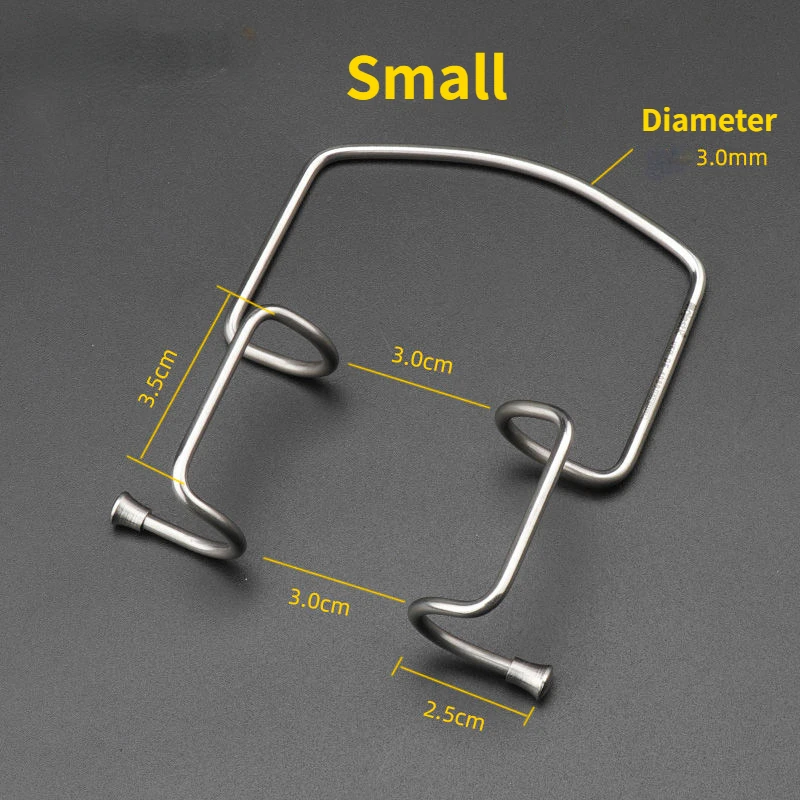 Retrator de boca cheia de aço inoxidável, mordaça bucal, abridor de boca, dentes dentais branqueamento ferramenta 1pc