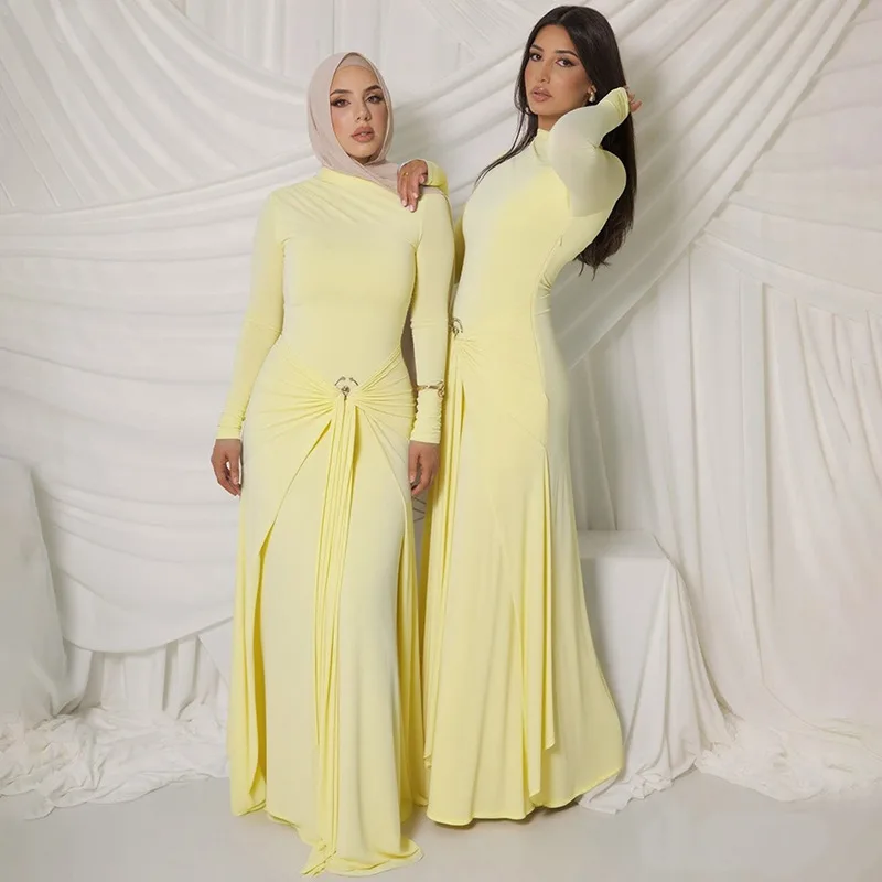 Women Dress Eid Muslim Abaya Party Long Dresses Dubai Robe Abayas Kaftan Islam Vestidos Ramadan Morocco Jalabiya Autumn 2026
