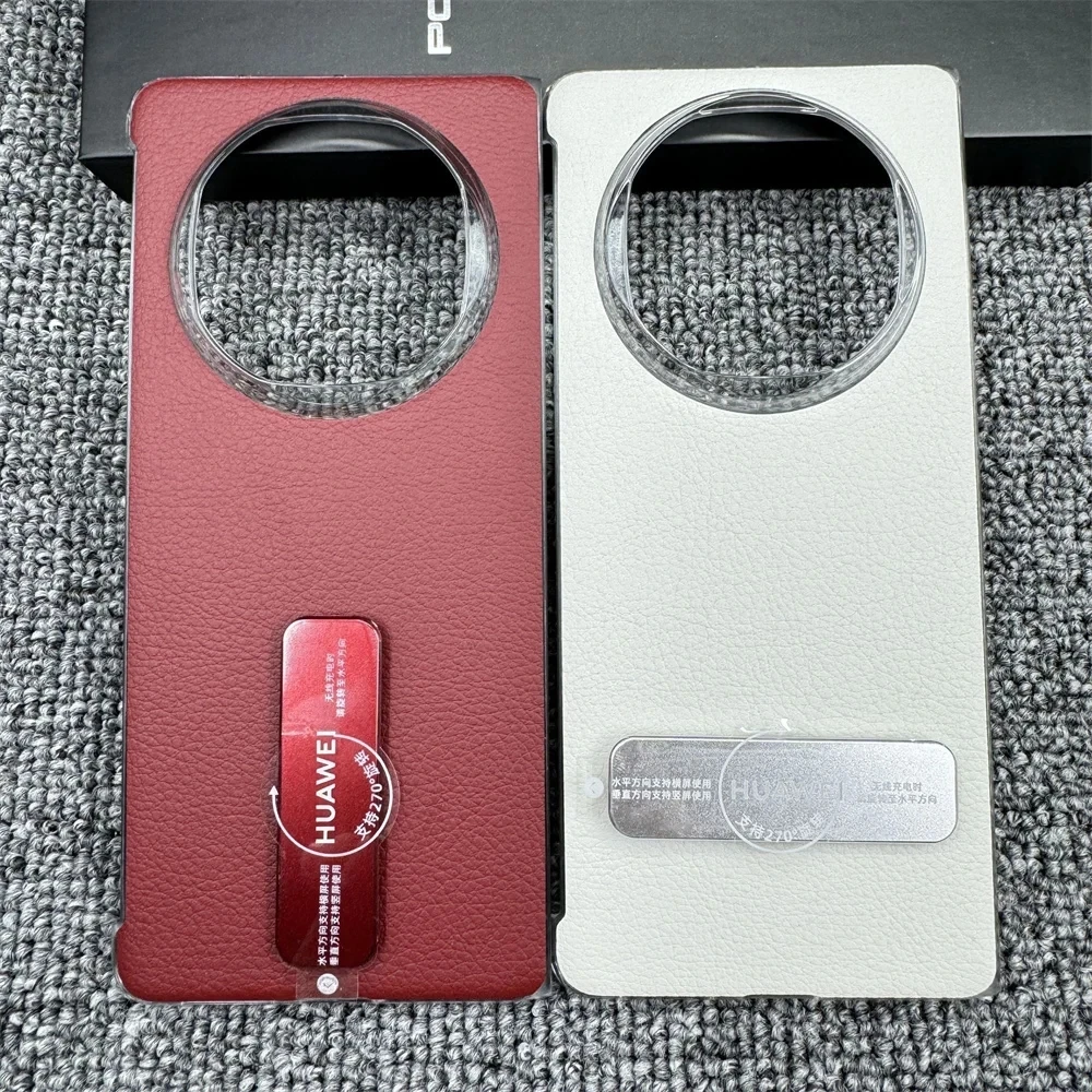 الأصلي هواوي ماتي X6 الدورية حامل حافظة فاخرة الأعمال أغطية جلد لهواوي MateX6 للصدمات الوفير حماية كاملة شل