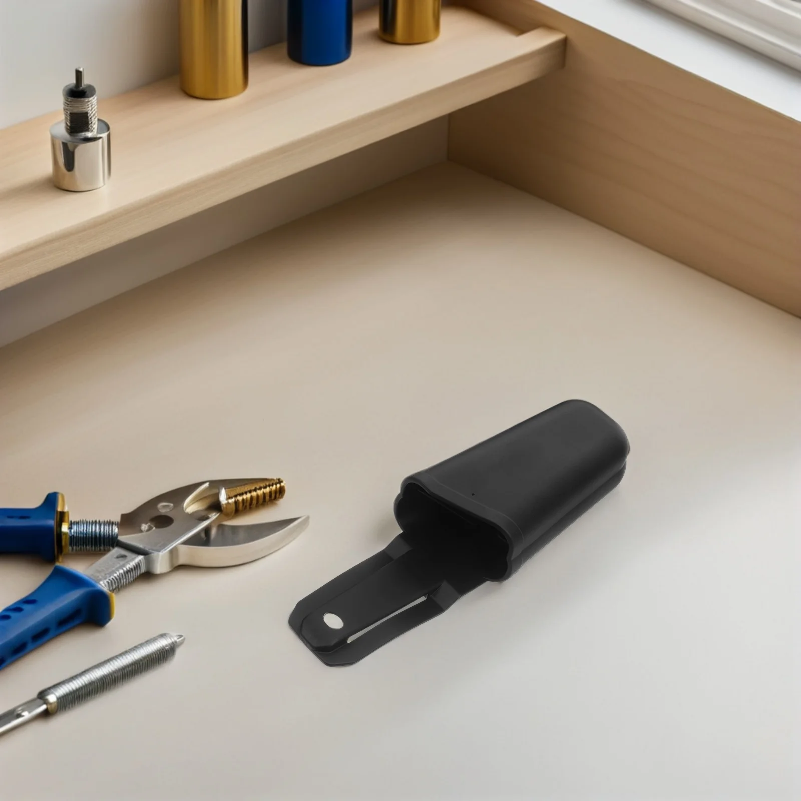 고무 공구 가방 허리 파우치 (수동 전지가위용) 정원용 칼집 다용도 정리함 캔버스 토트 수납 블랙 소프트 파우치