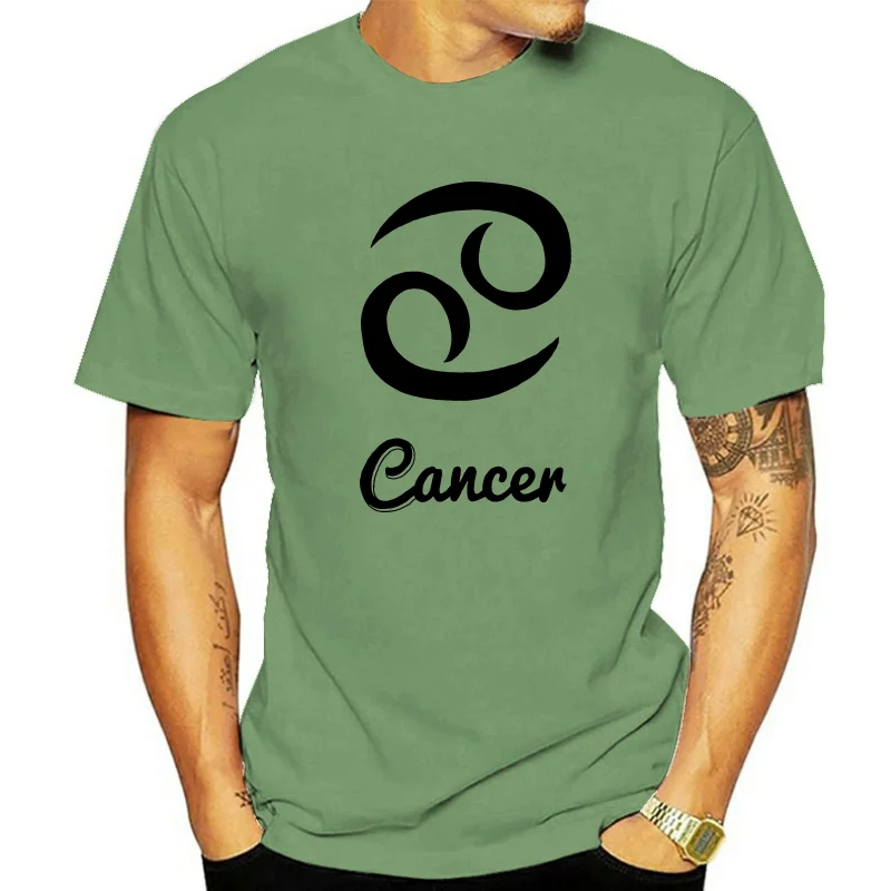 Shirt T Shirt Regular Short Mens Cancer Zodiac Star Sign Birthday Horoscope Crab Water Love Hug Tee Shirt