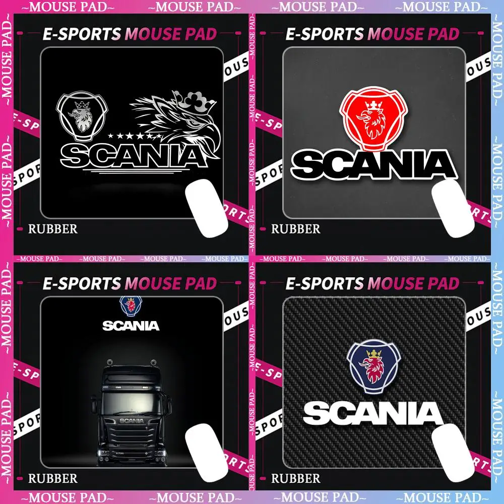 18-T-Truck S-SCANIAS  Mouse Pad Rubber Small mouse pad CSGOs desktop computer office keyboard e-sports ROGs game