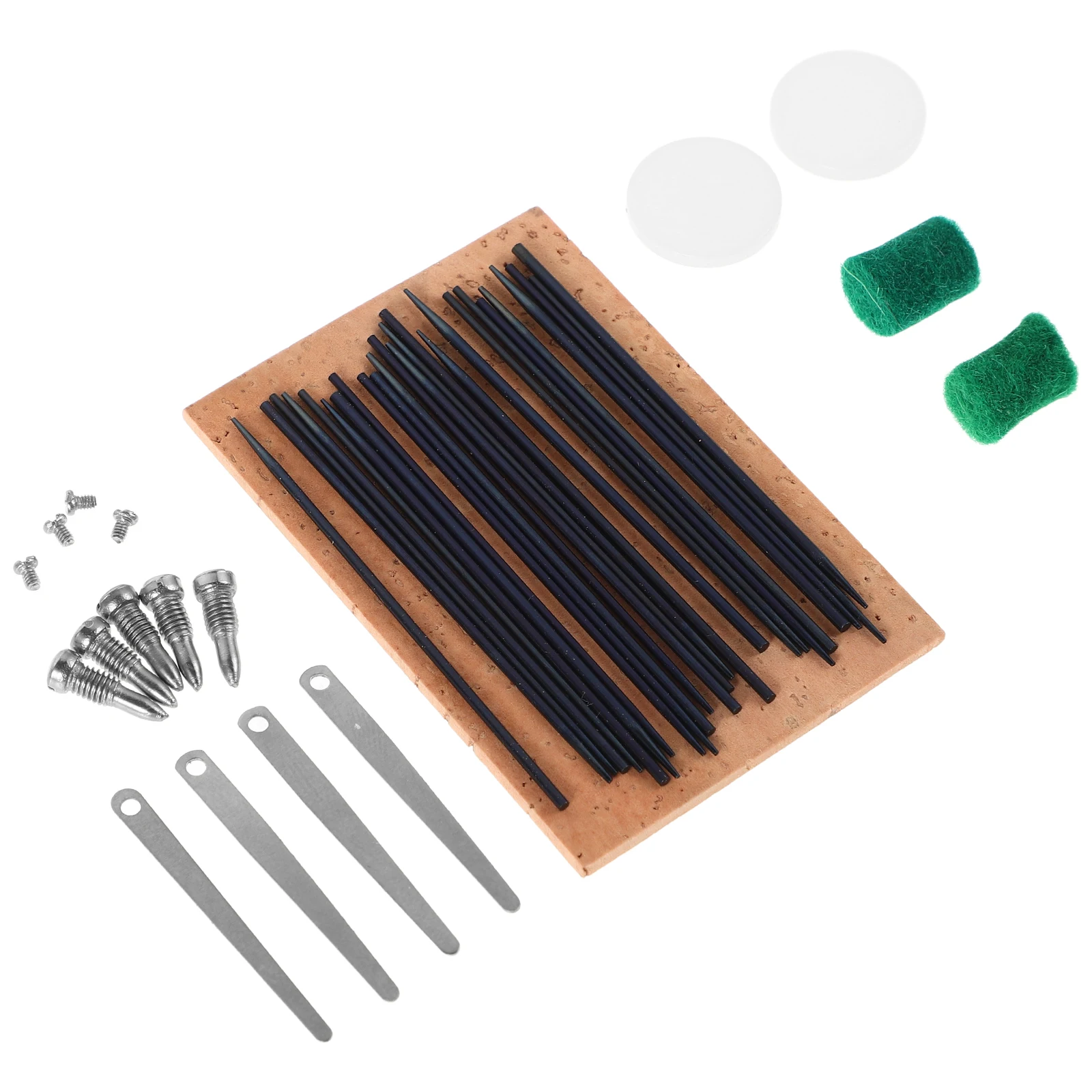 

Saxophone Repair Kit Clarinet Cork Pads Instrument Maintenance Bag Alto Wood Replacement Springs Reeds Tools Plastic