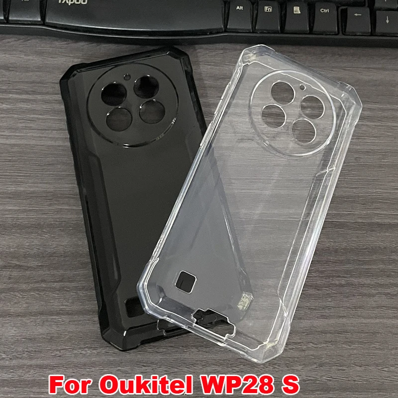 Camera Protection Case For Oukitel WP28 S Case Silicone Transparent Phone Cover For Fundas Oukitel WP28 WP28S Bumper Shell 6.52