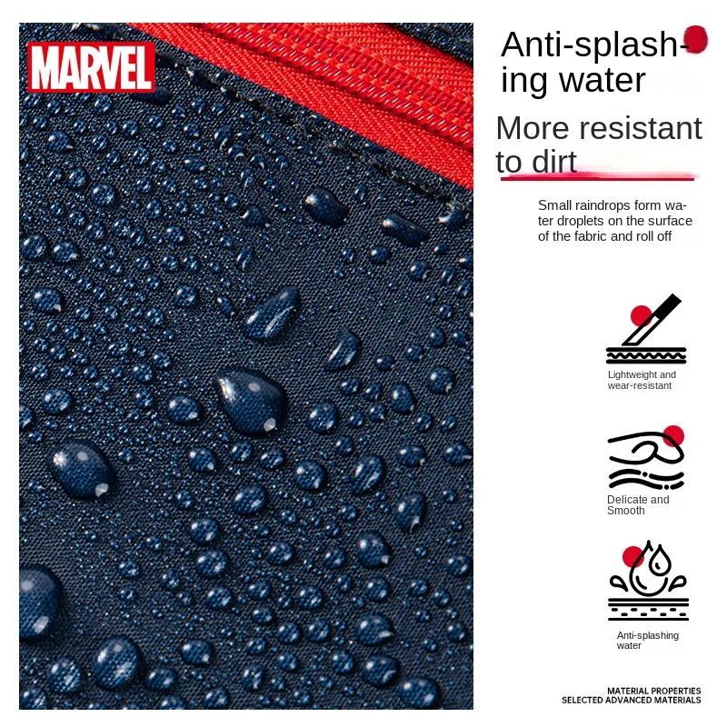 Marvel Leisure Boy School Bag Middle High Student Shoulder Orthopedic Backpack Spider Iron Man Large Capacity Light Mochilas