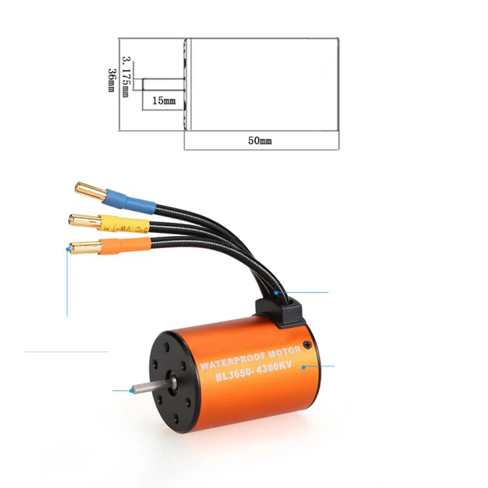 HSP 94123 94111 94170 1:10 RC 자동차용 60개 교체용 브러시리스 모터
