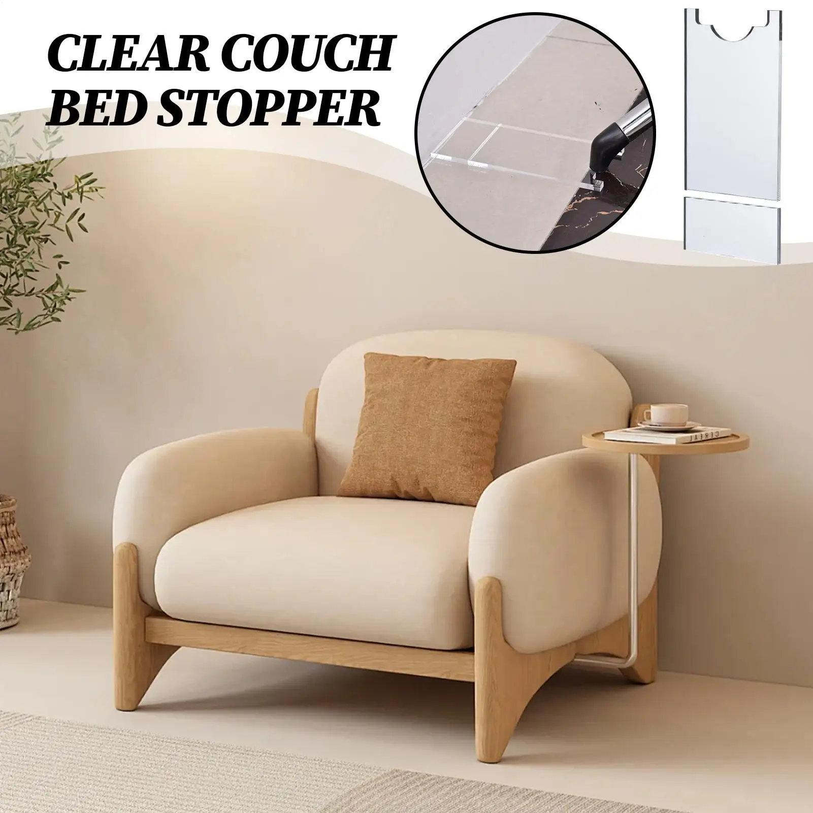 

Настенные проставки для дивана, пробки для изголовья стены, прозрачные акриловые аксессуары для домашней безопасности, предотвращающие огнестойкие стояки с обогревателей