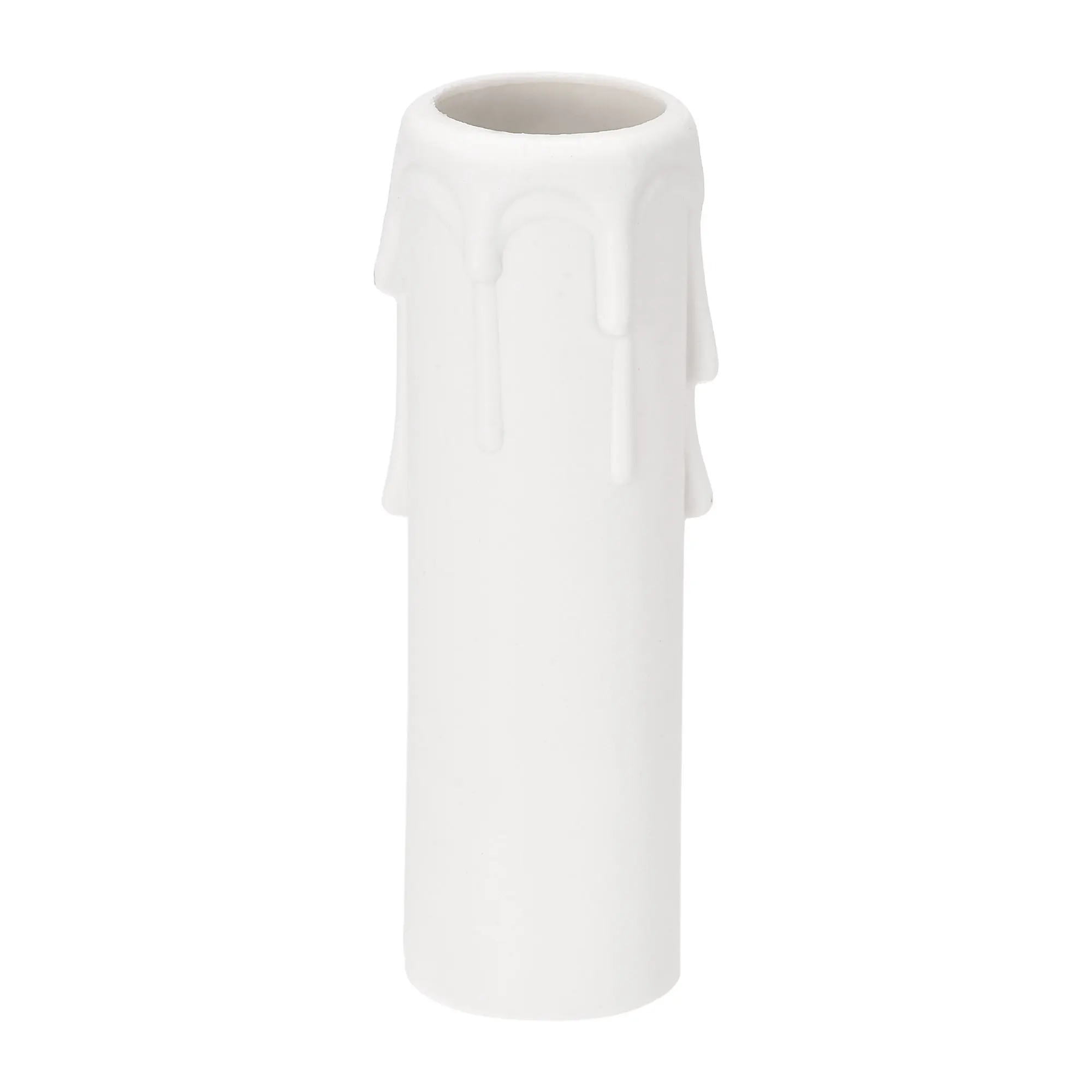 9Pcs 100x30x28.49mm Plastic Sleeve Candle Bulb Base Cover Candle Lamp Holder Tube Candle Lamp Base for E14 Chandelier