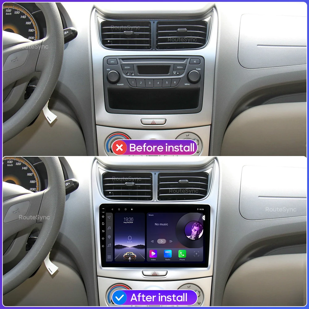For Chevrolet Sail 2009 - 2014 Android Car Multimedia Player Wireless Carplay Auto Head Unit Radio Video Stereo Navigation GPS