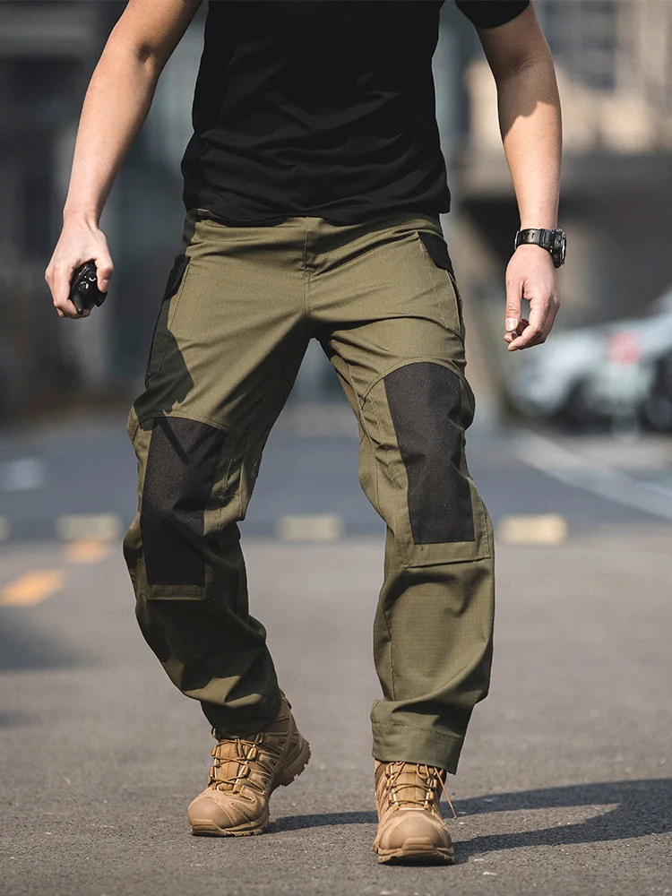 

Men's Tactical Pants Outdoor Casual Straight Leg Sport Long Pants Workwear Commuting Training Trousers Polyester Fiber