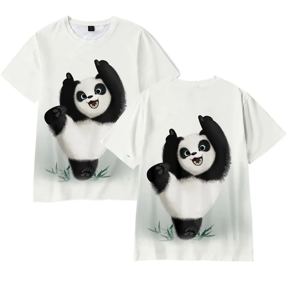 Cute Panda T-Shirts Animal 3D Print Women Men Streetwear Casual Short Sleeve T Shirt Oversized Harajuku Tops Tees Woman Clothing