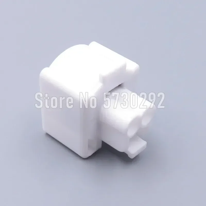 2P White Electrical Socket Waterproof Automotive Wiring Harness Connector