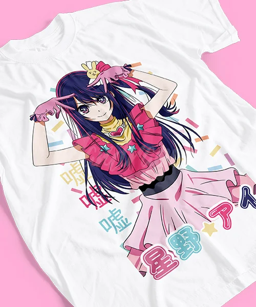 T-shirt For Anime Oshi No Ko Ai Hoshino