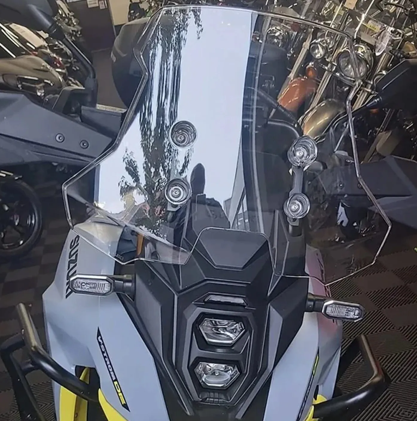 

For V-Strom 800 Touring Windshield Windscreen For Suzuki 800DE DE Adventure 2023 2024 Motorcycle Wind Screen Shield Deflector