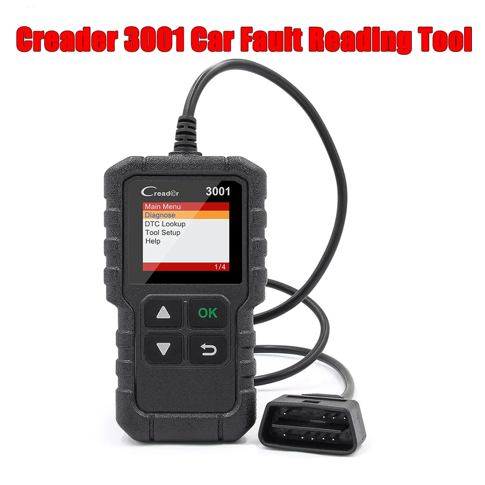 

LAUNCH Code Reader Creader 3001 Auto Scan Tool Volledige OBDII/EOBD Over AD31 Car Fault Reading Diagnostic Tools