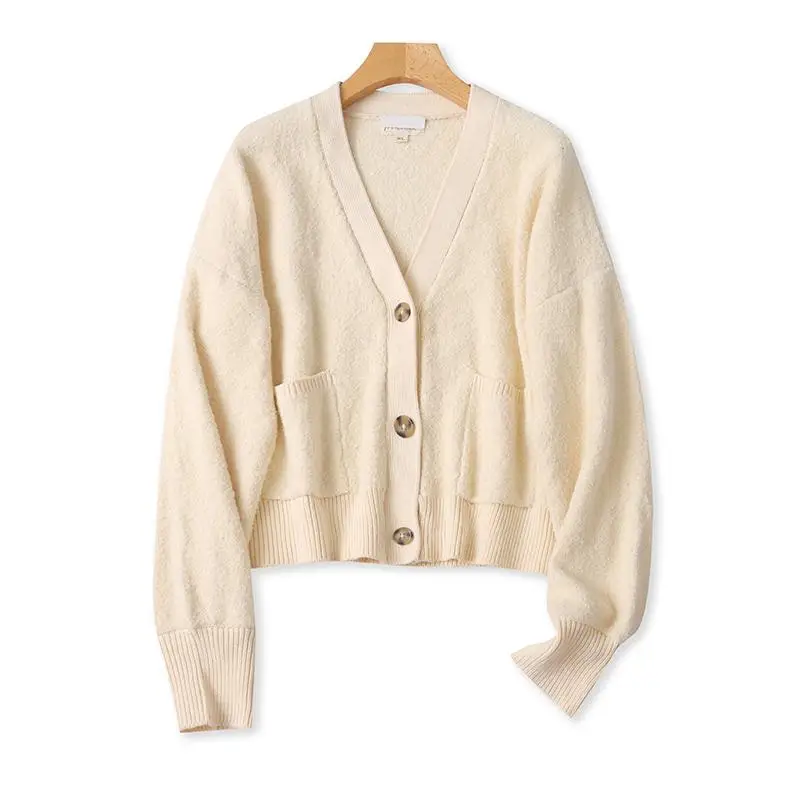 Outono inverno malhas femininas único botão cintura alta quente macio faionable longo sve camisola de malha casaco casual sle