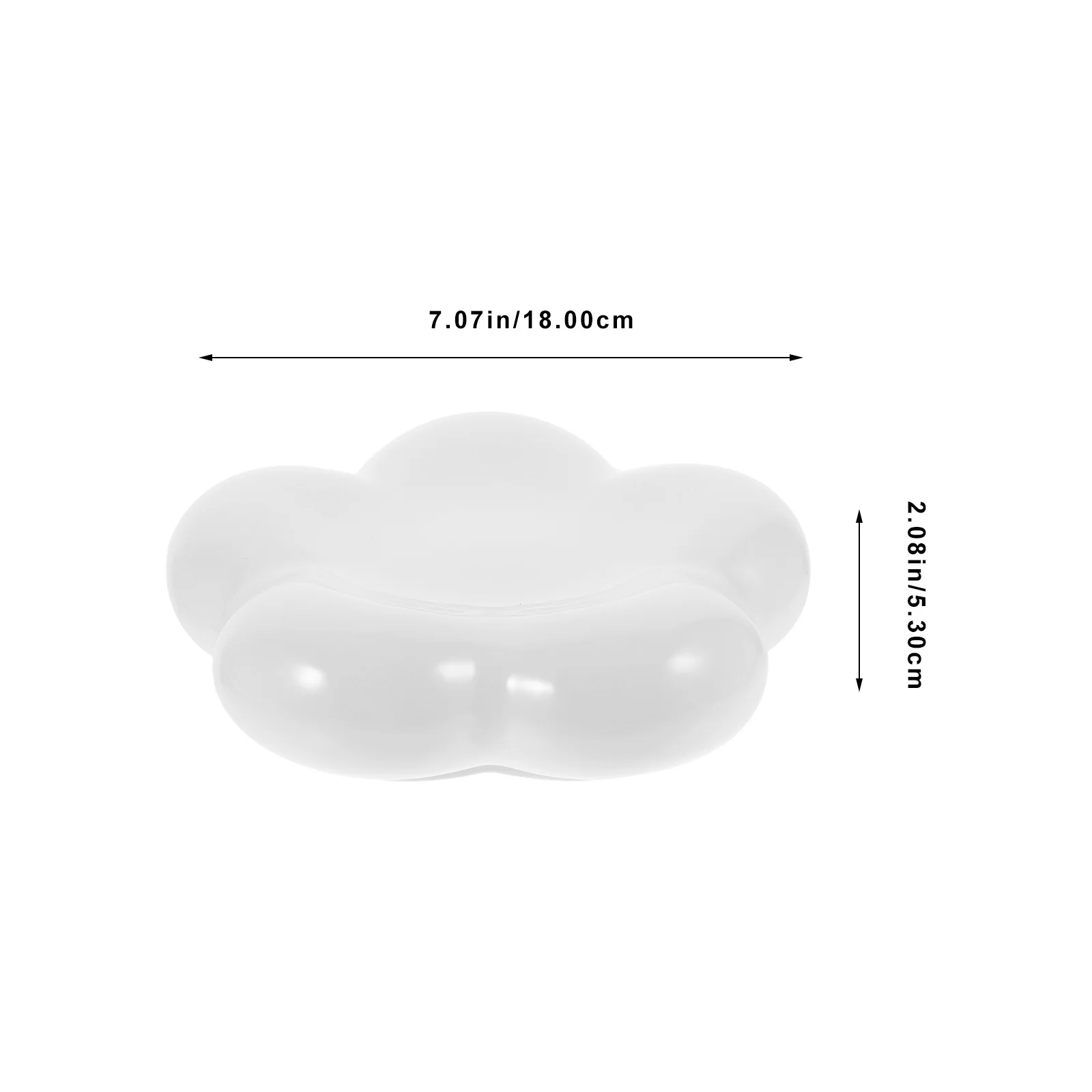 Jewelry Display Tray for Selling Trinket Dish Flower Ceramic Dishes Decorative Plate