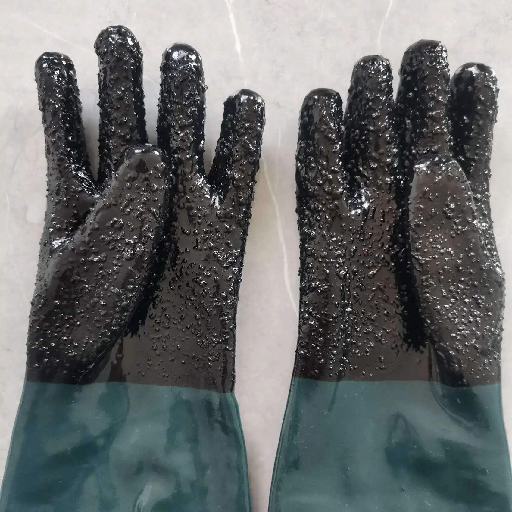 

The New Sandblasting Gloves Sand Blaster Parts Blasting Gloves With O Rings For Sandblast Cabinet Sandblasting Gloves 23.6 Inch