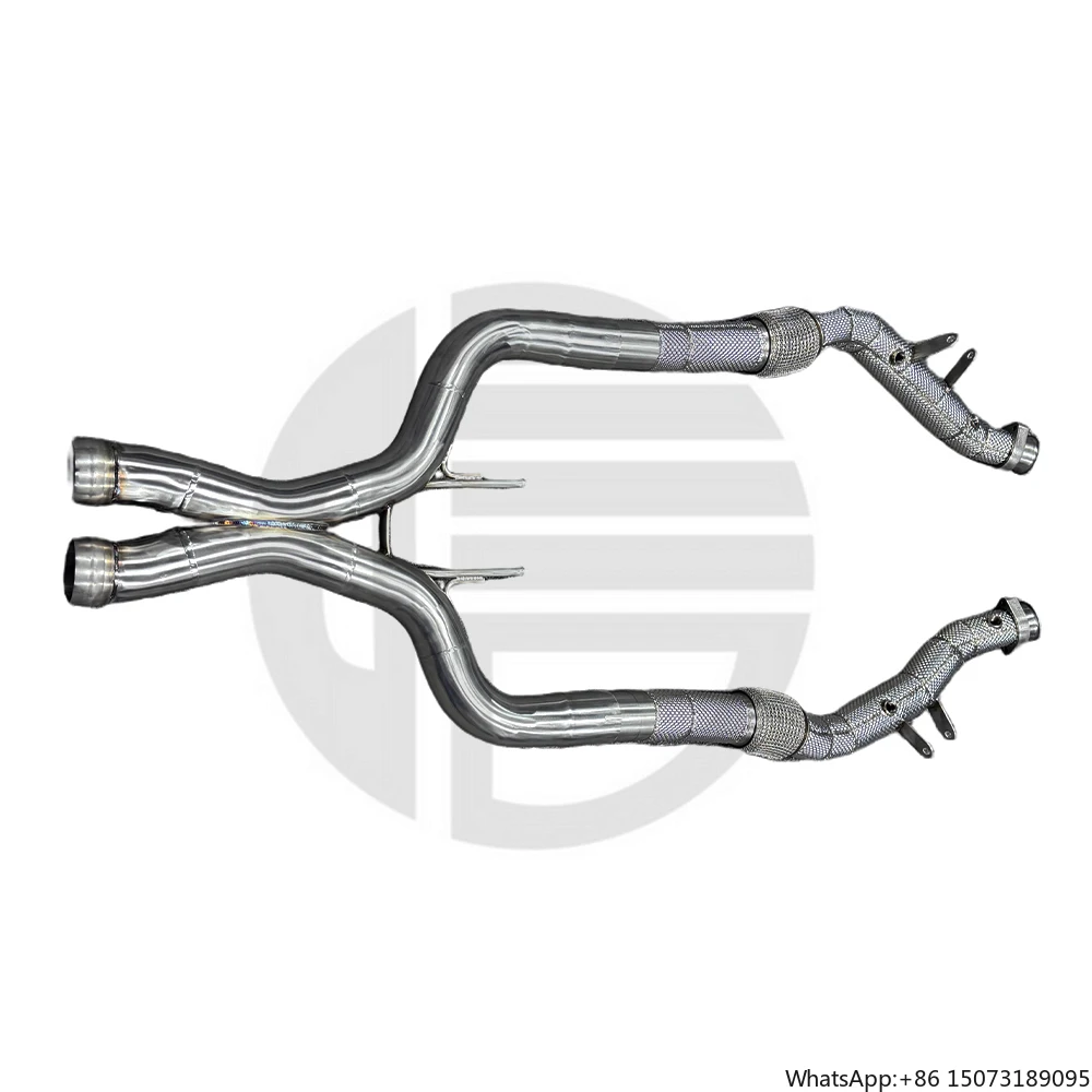 

Downpipes for Mercedes-S65/S600 W222 6.0TT V12 2015-2020 High Flow Exhaust Sport Cat Downpipe
