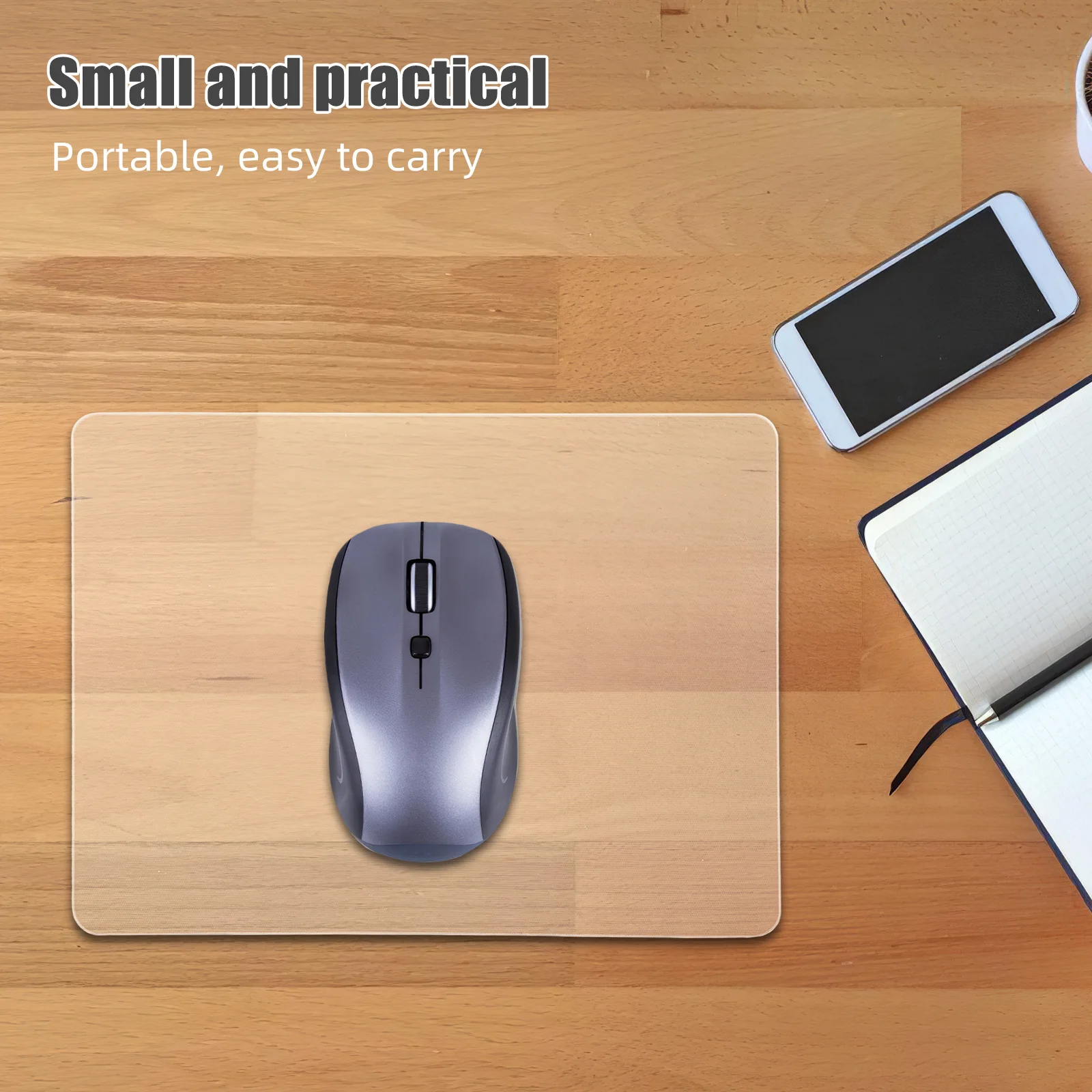 

Clear Glass Mouse Pad 300x360mm Transparent Gaming Desk Mat for Office Accessories Workstation Transparent Desk Mat