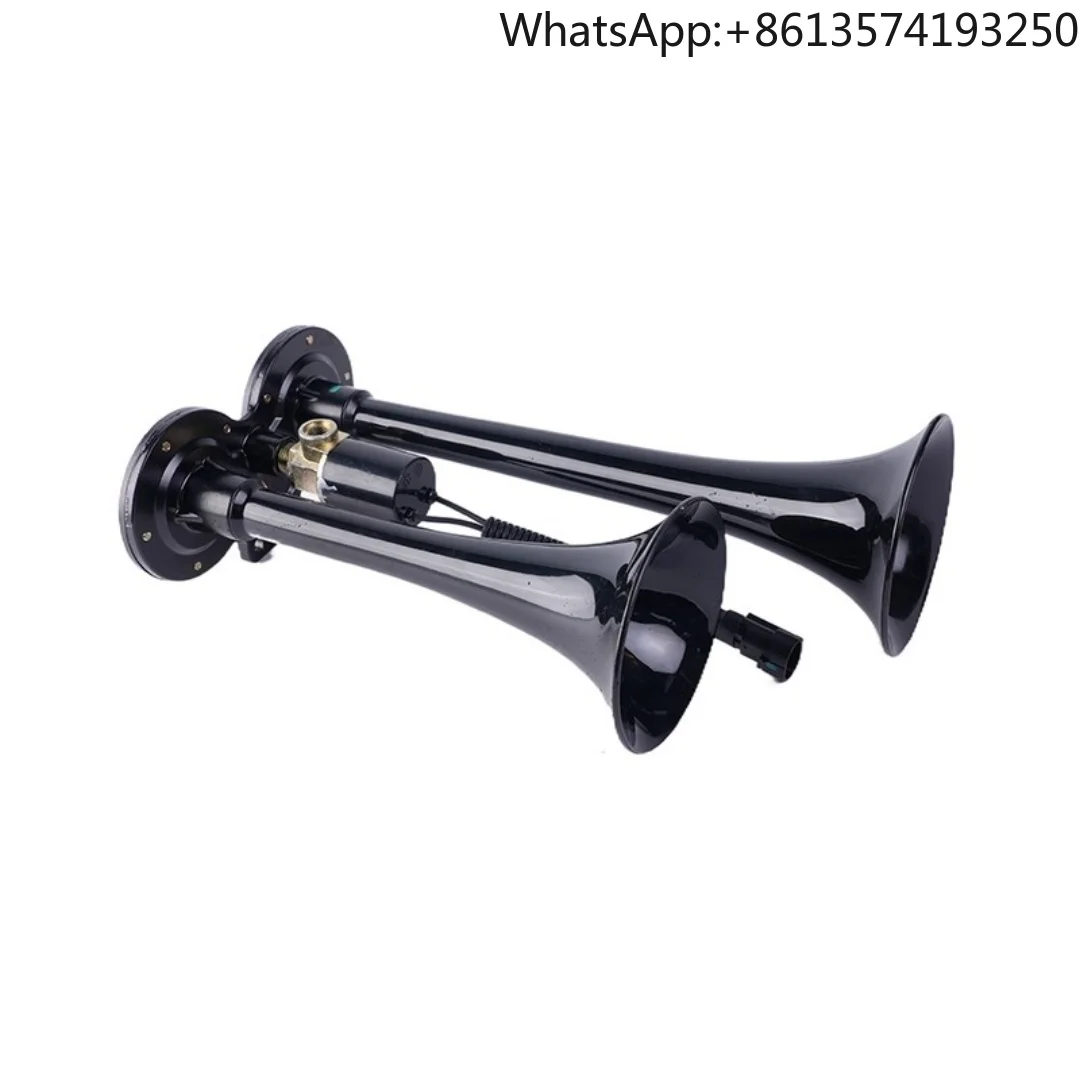 

Sany Crane 24V Dual-Tube High-Pitch Super-Loud Air Horn Assembly ZTY-101