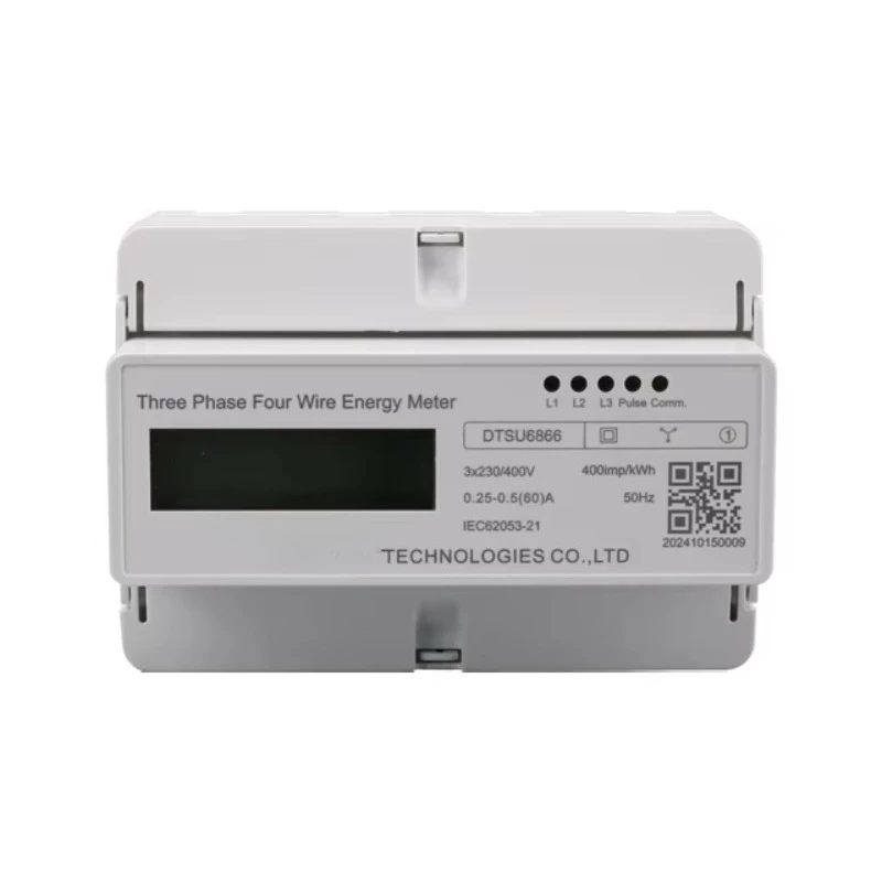 

DTSU6866-7P Three Phase Four Wire DIN-Rail Energy Meter with RS485 IP51 1.0 Accuracy Analog & Digital Display