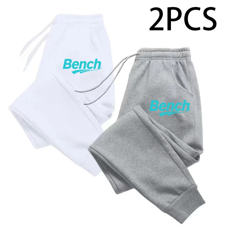 

2025 new 2-piece autumn and winter thick men's sports pants, fashionable outdoor hiking and jogging men's casual pants