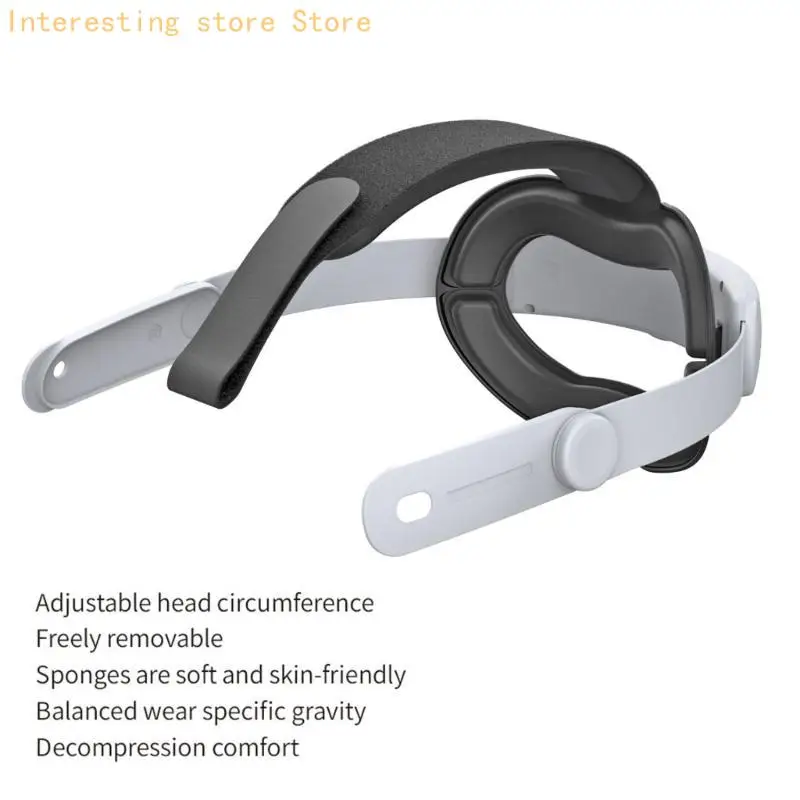 

Head Strap for 3S Strap Replacement Enhanced Comfort Reduce Pressure Ergonomic Adjustable Headstrap Accessories 55KC
