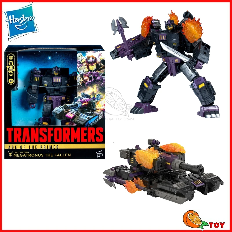 

In stock Takara Tomy Transformers toys Age Of The Primes Megatronus The Fallen Model Robot Collection Action Figures Toy Gifts