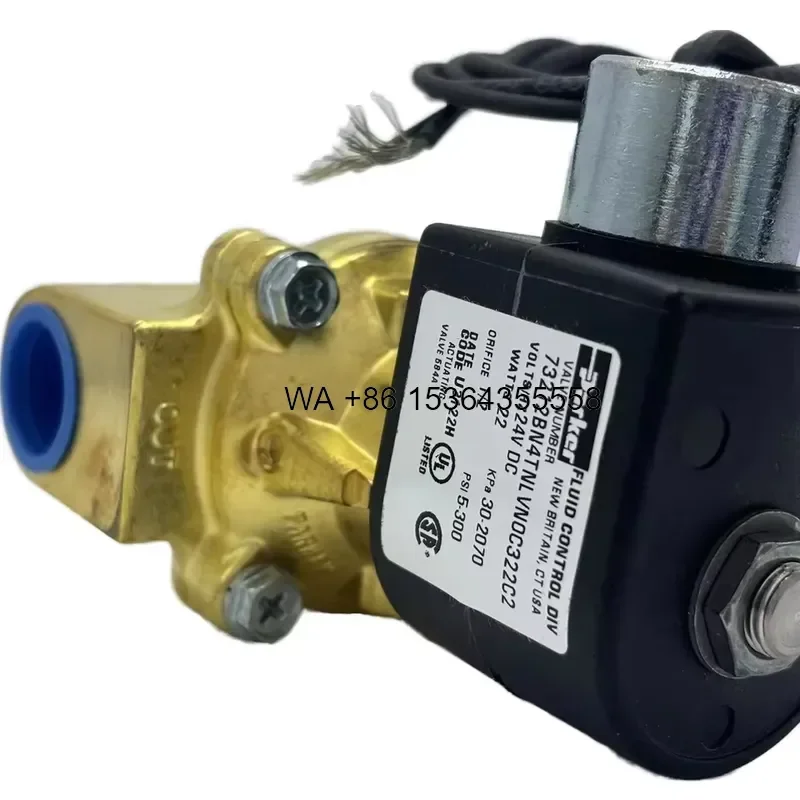 Wmwmnu for Two Way FM Solenoid Valve Brass Material Safety Valve for Deluge Systems Made in the USAODM