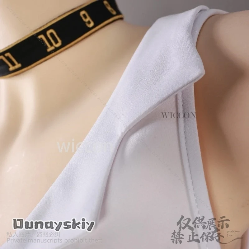 Wuthering Waves Cosplay Zani Anime Game Costume Sexy Fashion Solid Fit Underwear Tank Top Chocker 3D Props Horn Customized