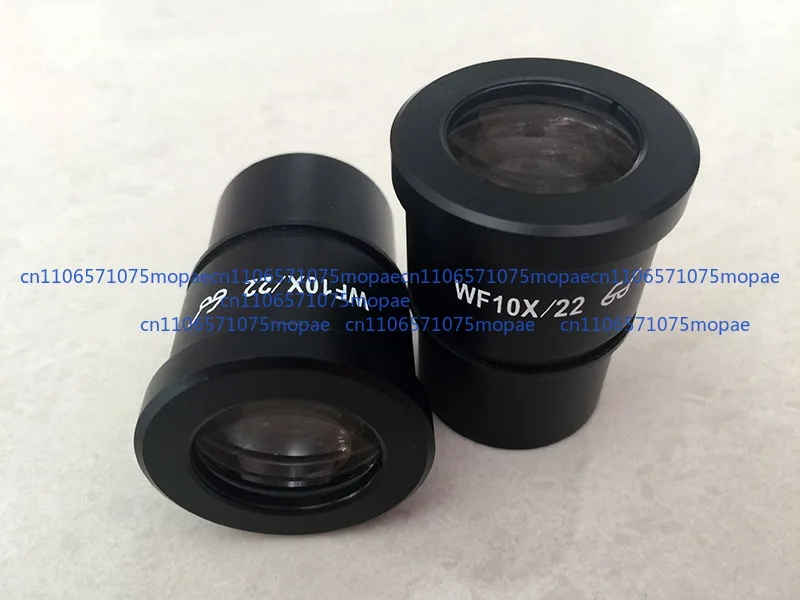 WF10X / 22 High Eye-Point Eyepieces for Compound Microscope 30mm Tube Pack of 2