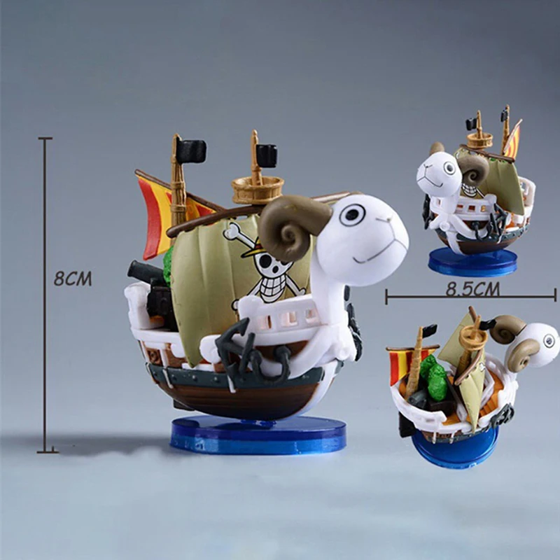 One Pieces Pirates Boat Going Merry/ Thousand Sunny Grand Pirate Ship Action Figure Cartoon Figure Collectible Model Toy