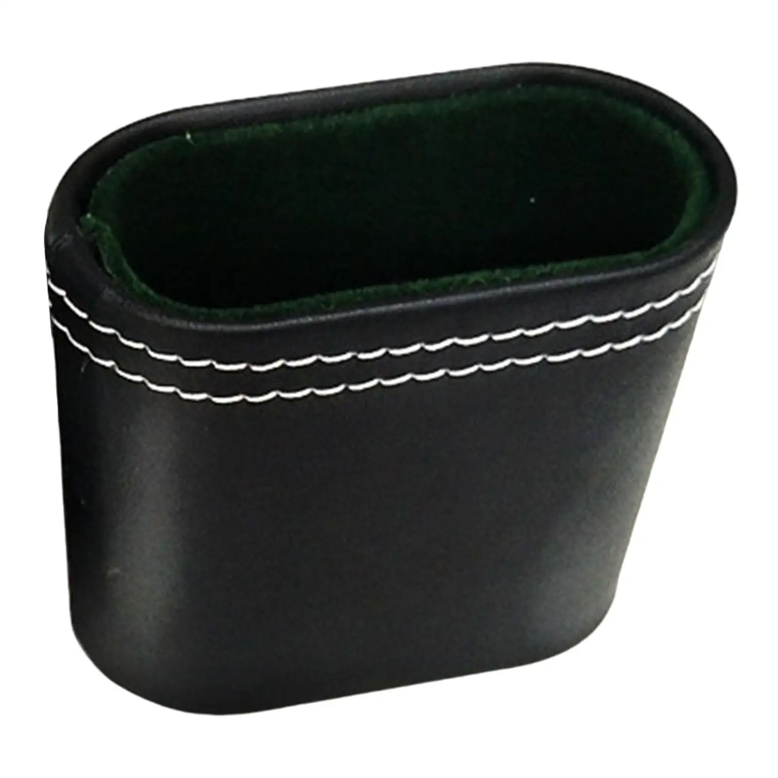 PU Leather Dice Dice Cups Manual Without Dice Dice Game Dice Shaker Quiet Shaking Portable Dice Cup for Party Bar KTV