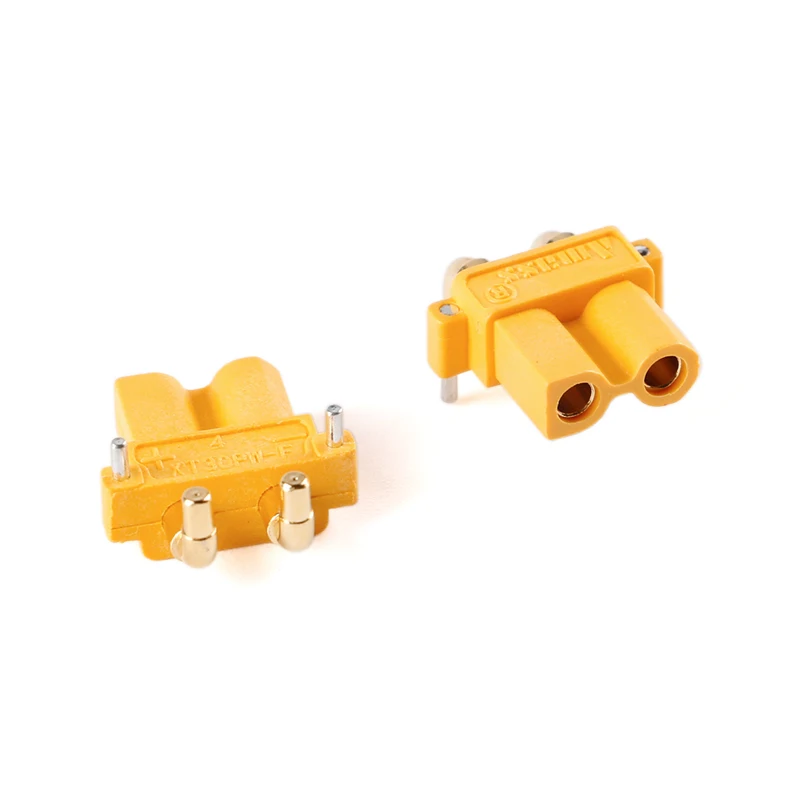 Amass XT30PW ESC Motor PCB board plug Banana Golden XT30 Upgrade Right Angle Plug Connector for RC Mode