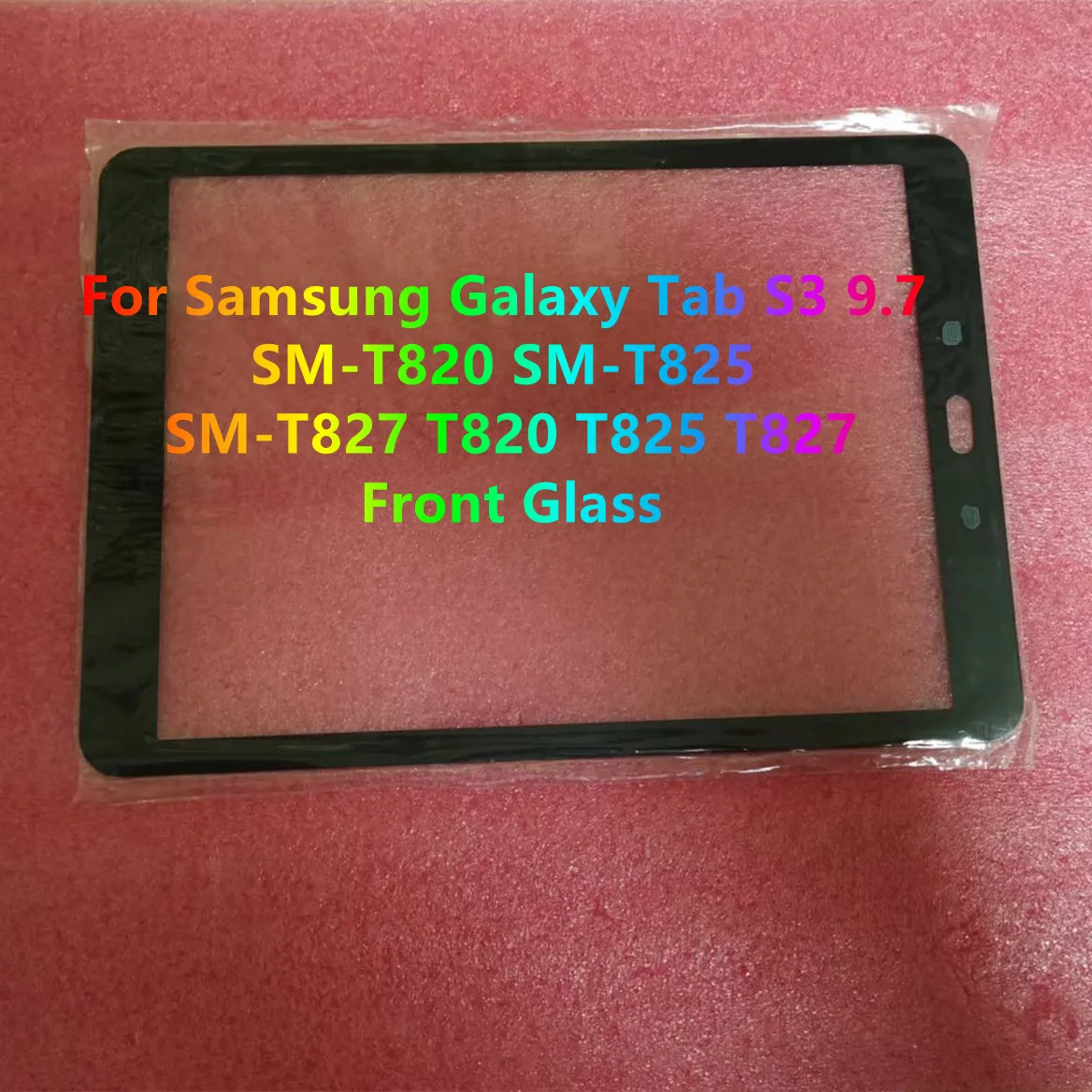 New 9.7'' For Samsung Galaxy Tab S3 9.7 SM-T820 SM-T825 SM-T827 T820 T825 T827 Front Glass Touch Screen LCD Outer Panel With OCA