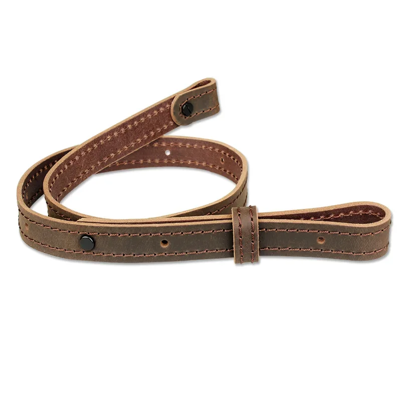 

Outdoor Hunting Leather Rifle Sling Gun Strap Sling Cowhide Belt American Single Point Gun Rope