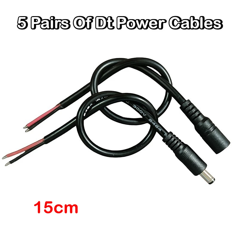 5Pcs Black 5.5 X 2.…