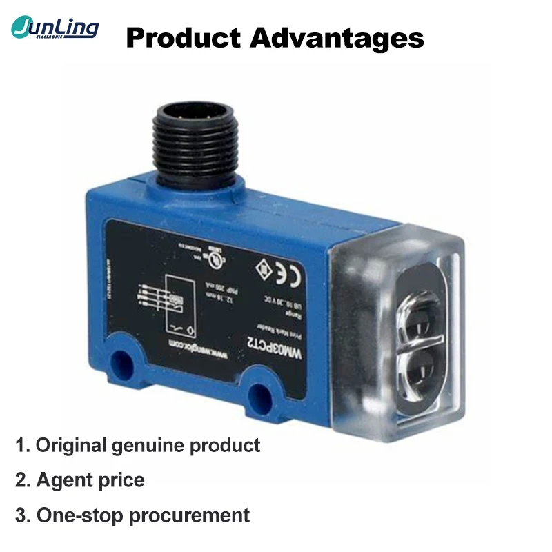 WM03PCT2 Photoelectric Sensor Level of protection Is IP67 the Supply Voltage Is 10-30V DC New and Original