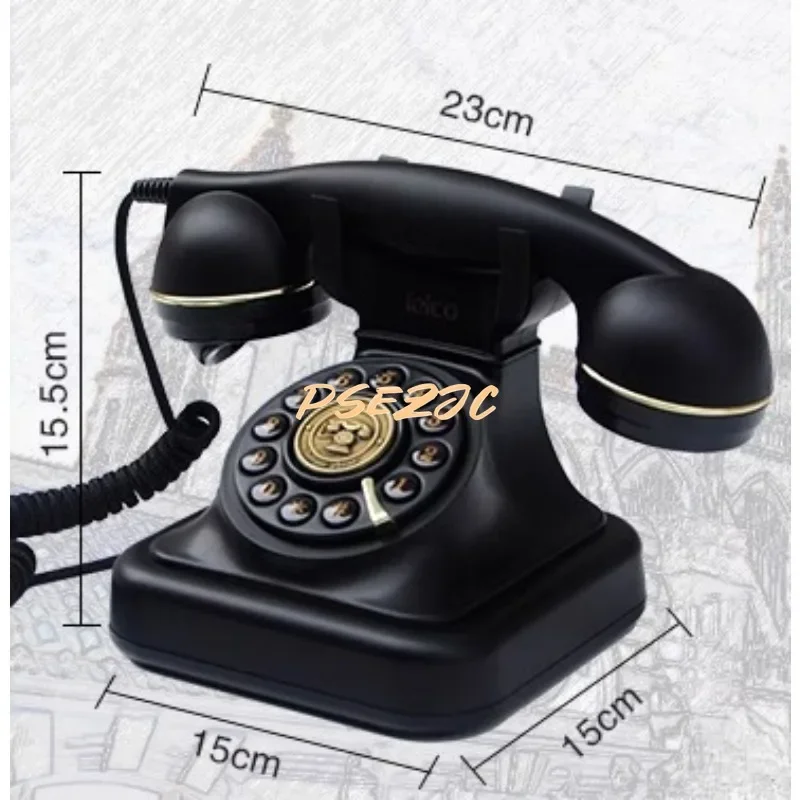 Household Retro Insert Line Fixed City Telephone Office Hotel Portable  Decoration Tool