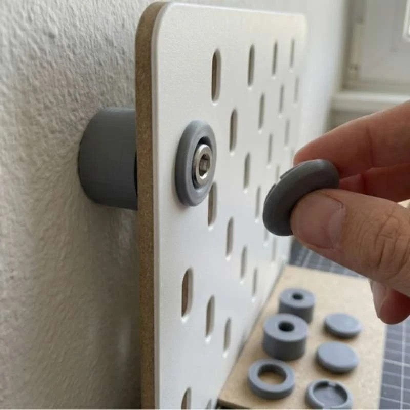 Hole Board Screw Decor Cover Cap Fit Skadis Pegboard Wall Storage Panel Bolt Decoration Accessory