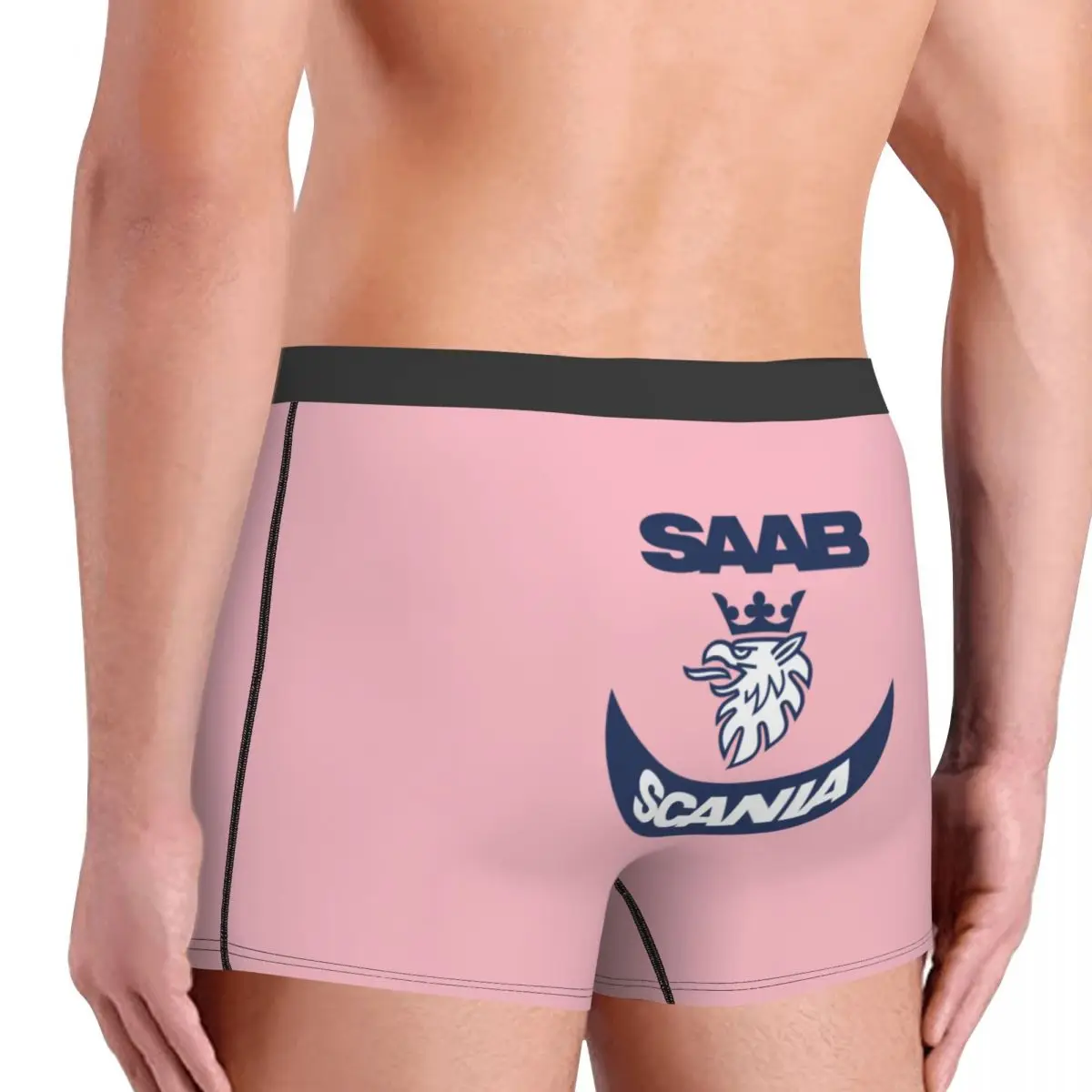 Ropa interior personalizada sueca Saabs Scanias para automóvil, calzoncillos Boxer estampados para hombre, pantalones cortos, bragas, calzoncillos suaves