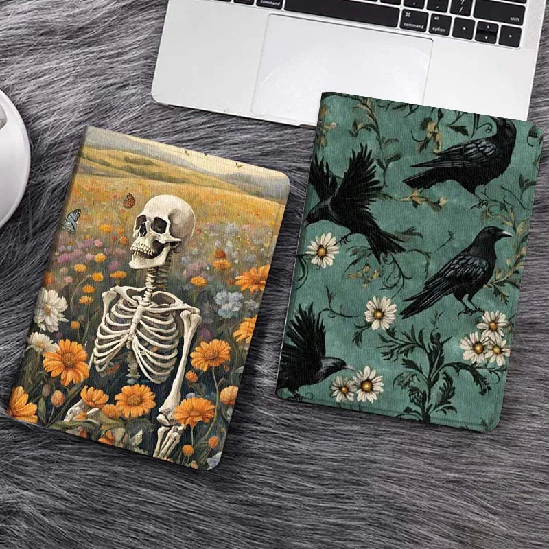 

Skeleton Flower Field Butterfly Tablet Case For Samsung Galaxy Tab S7 S8 S9 S10 FE Lite Gift