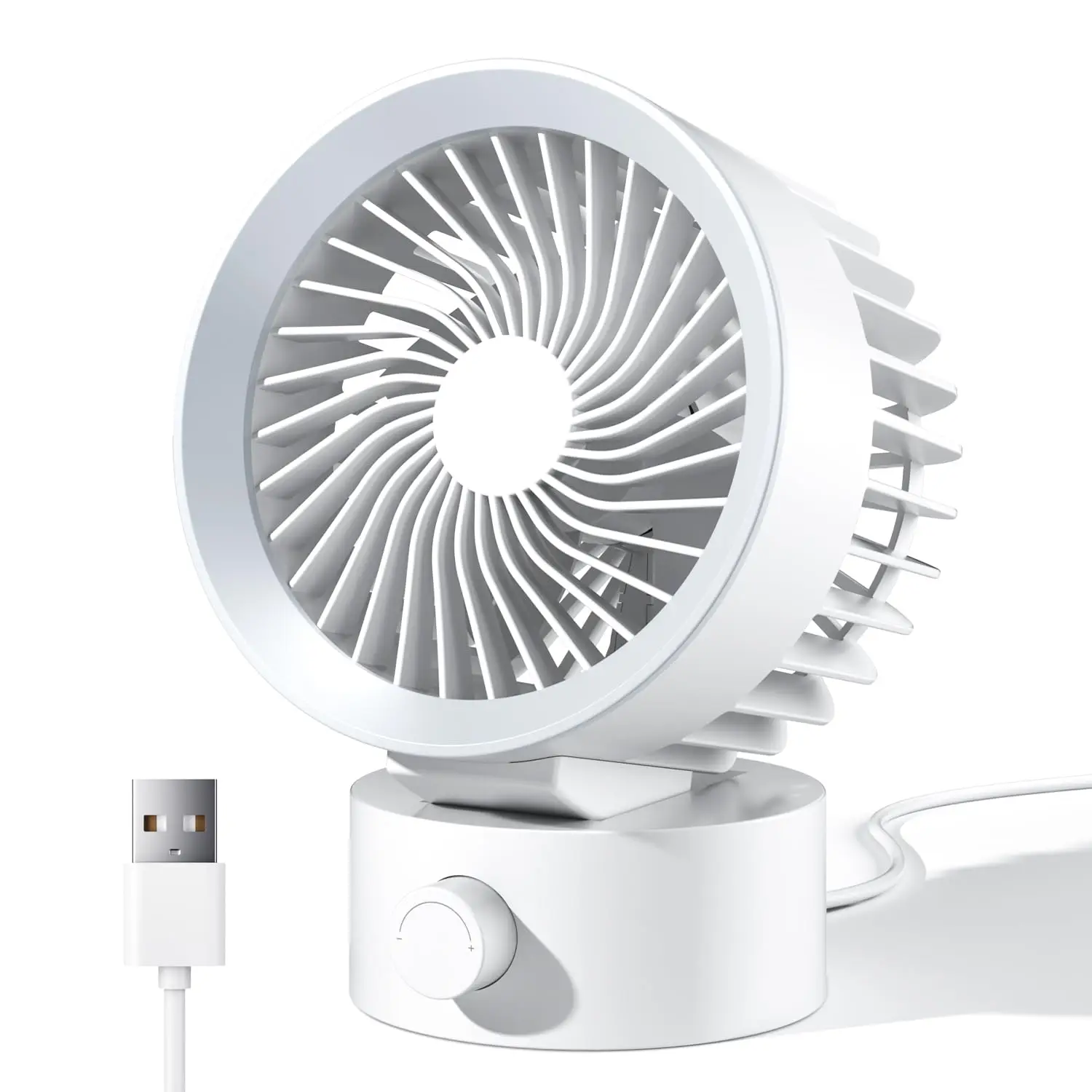 

Small USB Desktop Fan Home Office Mini Fan Super Quiet Cooling Fan Portable Personal Desktop Fan