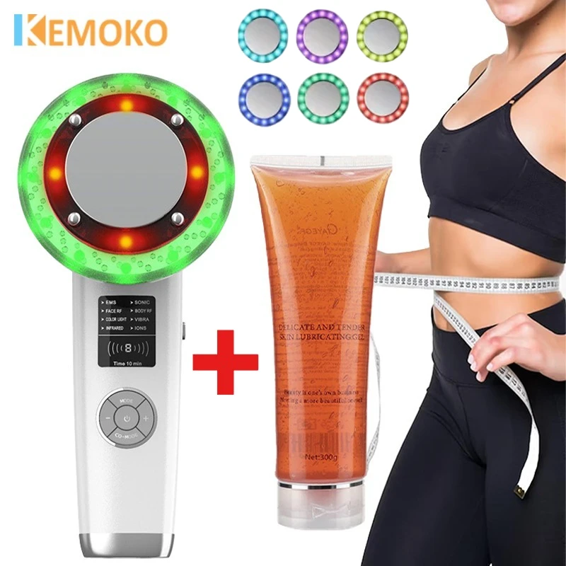 6 in 1 Electric Fat Remover Body Massager for Waist Arm Leg Butt Cordless Fat Burner Belly Fat Burning Body Sculpting Machine